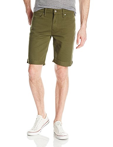 Levi's Men's 511 Slim Fit Cut Off Short, Foxtrot Green-Stretch, 32
